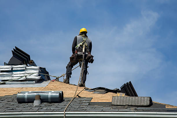 Professional Roofing technician working in Fayetteville, NY